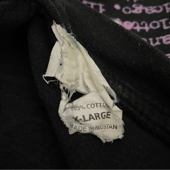 2008 Alanis Morrisette black ‘Exile in America’ graphic band tee sz XL - Picture 5 of 9